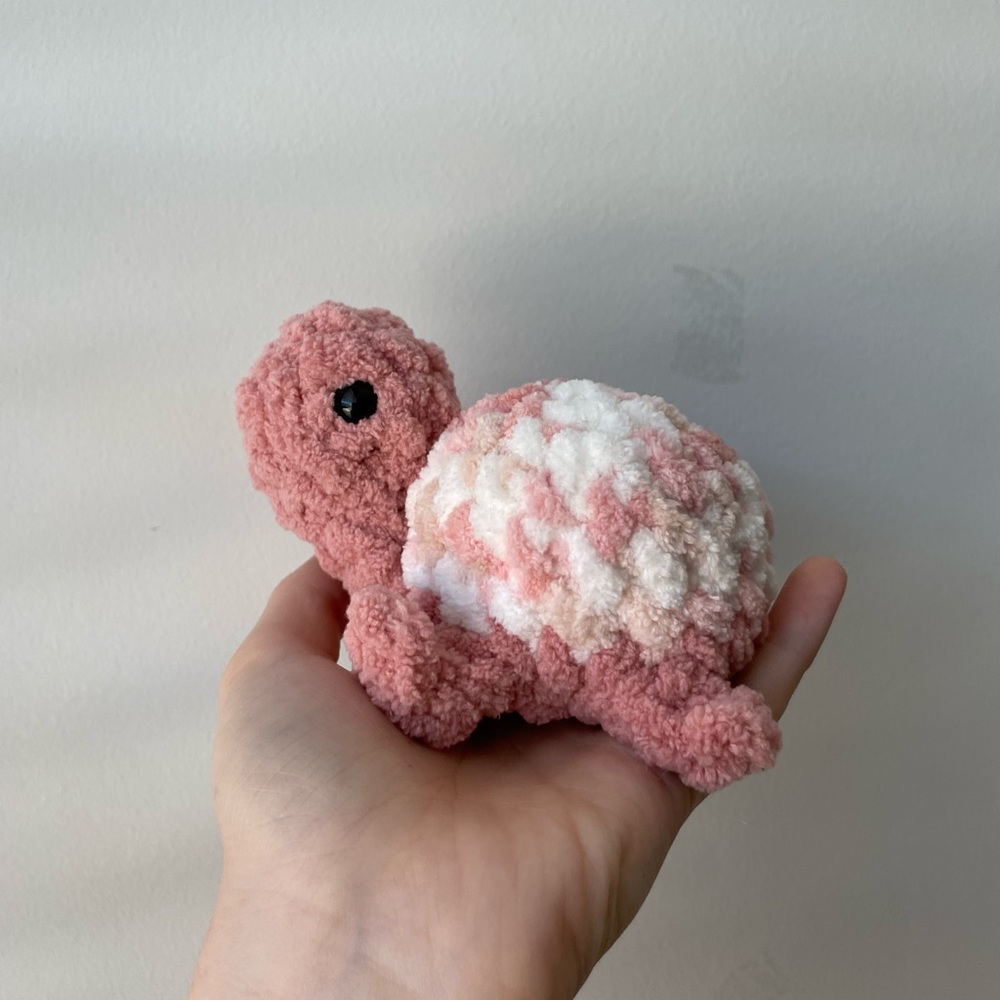 Crochet Box Turtle Plushie